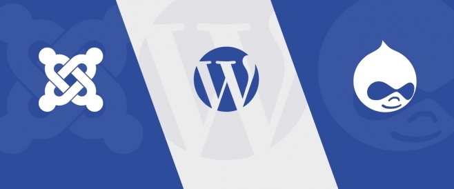 Joomla vs WordPress vs Drupal